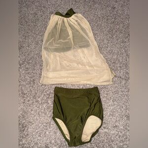 12-3776 Artistic Dance Designs far away with brief green olive MC